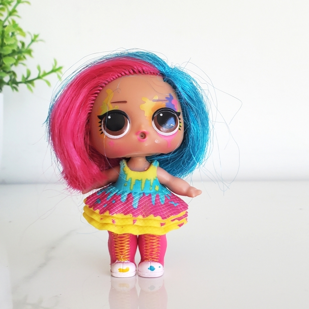 L.O.L Surprise Doll Splatters Hair Goals Series Collectible  💗💙💛